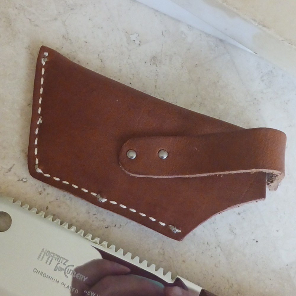 Vintage/collectable "Sawtooth Cleaver" By KA-BAR CUTLERS,New York, Read Below... - Picture 8 of 11